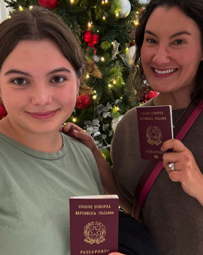 Jeanette’s Application via the Italian Consulate