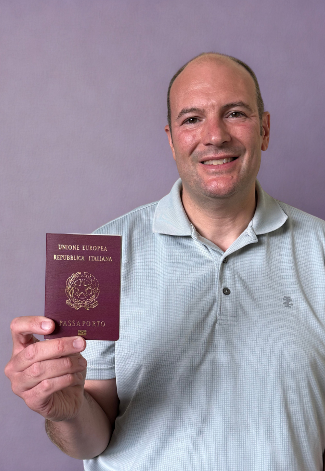 Louie’s Application Via The Italian Consulate