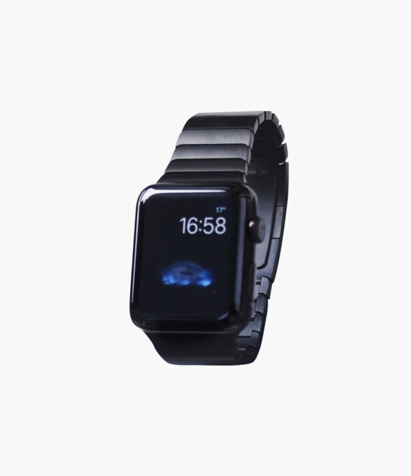 Apple Watch Series 5 Space Gray Aluminum Case with Black Metal Strap