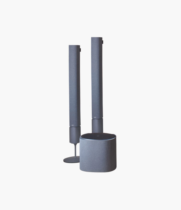 Loewe Klang 5 Wireless Active Speakers + Klang 5 Subwoofer Light-Gray